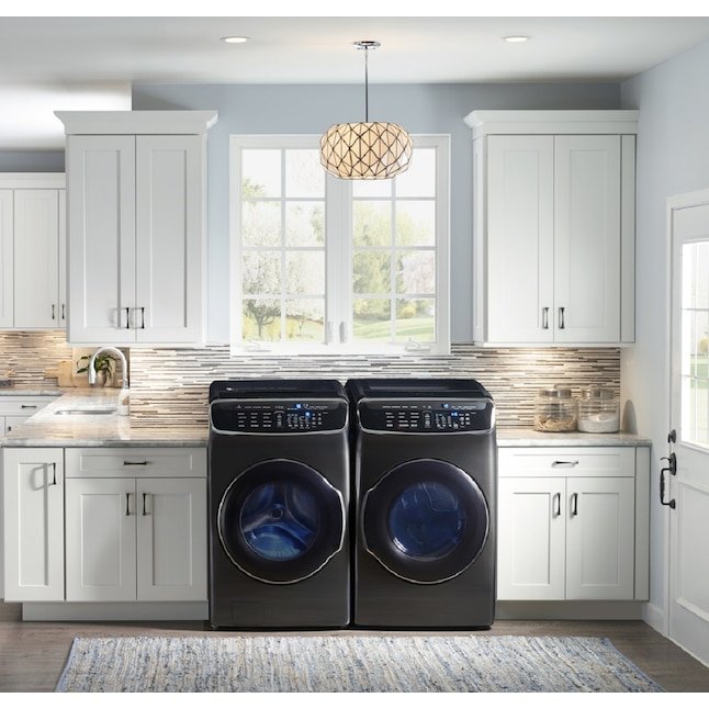 Samsung DVE60M9900V 7.5 Cu. Ft. FlexDry Electric Dryer with Steam Sanitize - Black Stainless - Image 4