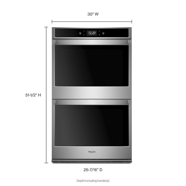 Whirlpool WOD77EC0HS 30-Inch 10.0 Cu. Ft. Smart Double Electric Wall Oven - Stainless Steel - Image 5