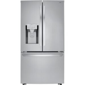 LG LRFXC2406S 23.5 Cu. Ft. Smart Counter-Depth French Door Refrigerator - Stainless Steel
