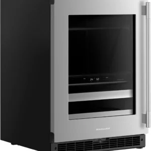 KitchenAid KUBL531RBS 24-Inch Built-In Undercounter Beverage Center - Stainless Steel