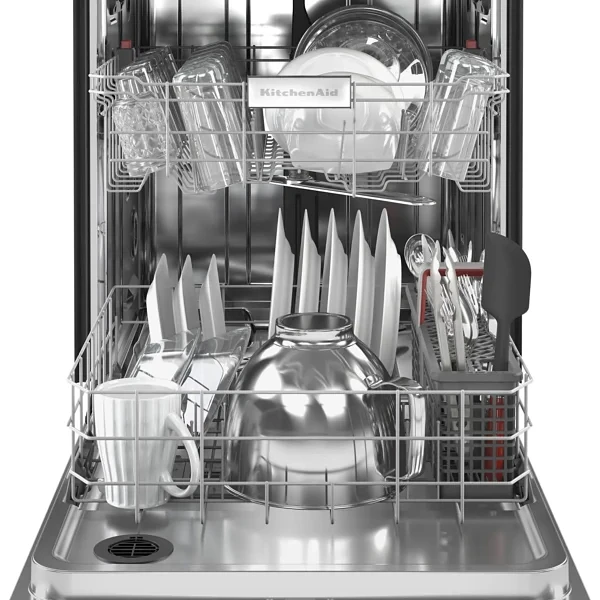 KitchenAid KDTE204KPS 24-Inch Built-In Dishwasher with Third Level Utensil Rack - PrintShield Stainless Steel