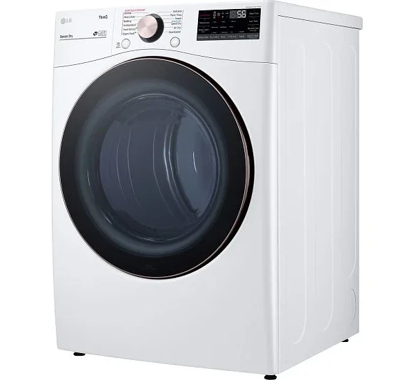 LG DLEX4000W 7.4 Cu. Ft. Smart Wi-Fi Enabled Electric Dryer with TurboSteam - White
