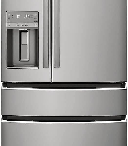 Frigidaire Gallery GRMC2273BF 21.5 Cu. Ft. Counter-Depth 4-Door Refrigerator – Black Stainless