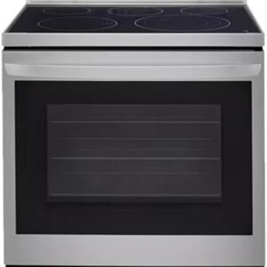 LG LREL6325F 6.3 Cu. Ft. Smart Wi-Fi Enabled Electric Range with InstaView - Stainless Steel