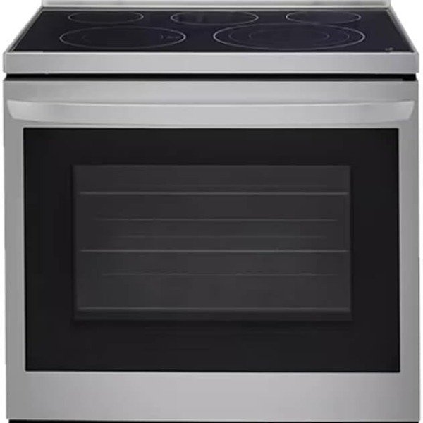 LG LREL6325F 6.3 Cu. Ft. Smart Wi-Fi Enabled Electric Range with InstaView – Stainless Steel