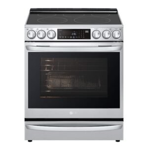 LG LSEL6337F 6.3 Cu. Ft. Smart Slide-In Electric Range with InstaView - PrintProof Stainless