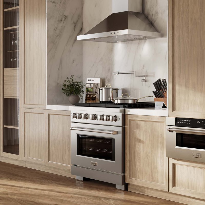 ZLINE RA36-WG 36-Inch 4.6 Cu. Ft. Dual Fuel Range with Gas Stove - White Gloss - Image 5