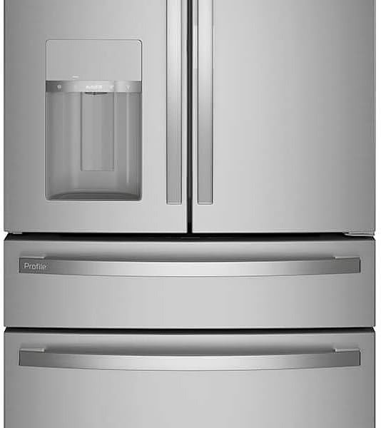 GE Profile PVD28BYNFS 27.7 Cu. Ft. 4-Door French Door Refrigerator – Stainless Steel