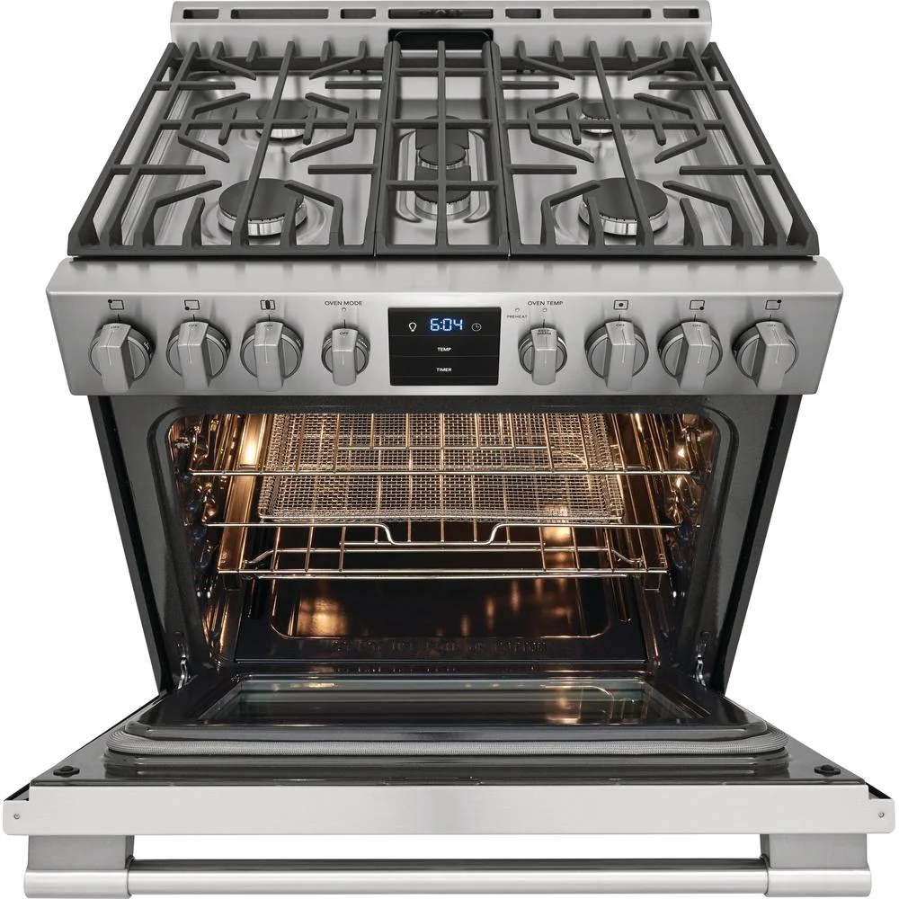 Frigidaire Professional PCFG3078AF 30-Inch 5.6 Cu. Ft. Freestanding Gas Range - Smudge-Proof Stainless