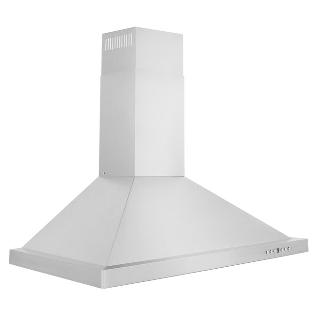 ZLINE KB-36 36-Inch 400 CFM Wall Mount Range Hood with Baffle Filters - Stainless Steel - Image 2