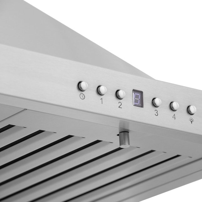 ZLINE KB-36 36-Inch 400 CFM Wall Mount Range Hood with Baffle Filters - Stainless Steel - Image 5
