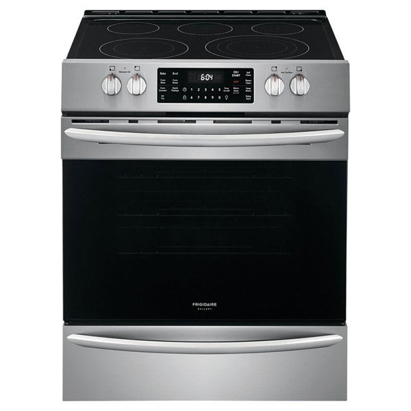 Frigidaire Gallery 30-inch Front Control Electric Range with Air Fry