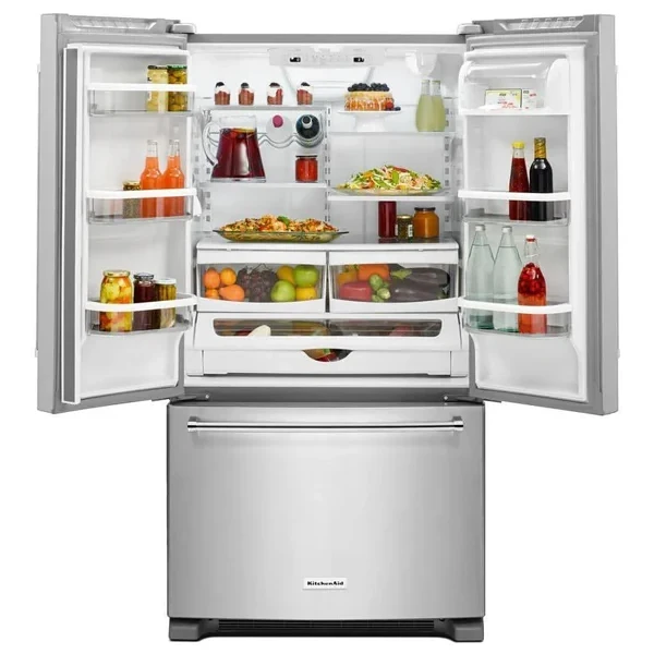 KitchenAid KRFC300ESS 20 Cu. Ft. Counter-Depth French Door Refrigerator - Stainless Steel