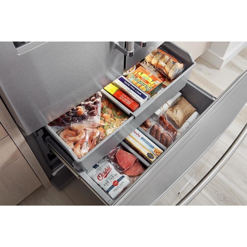 KitchenAid KRFF507HPS 26.8 Cu. Ft. French Door Refrigerator with PrintShield - Stainless Steel - Image 10