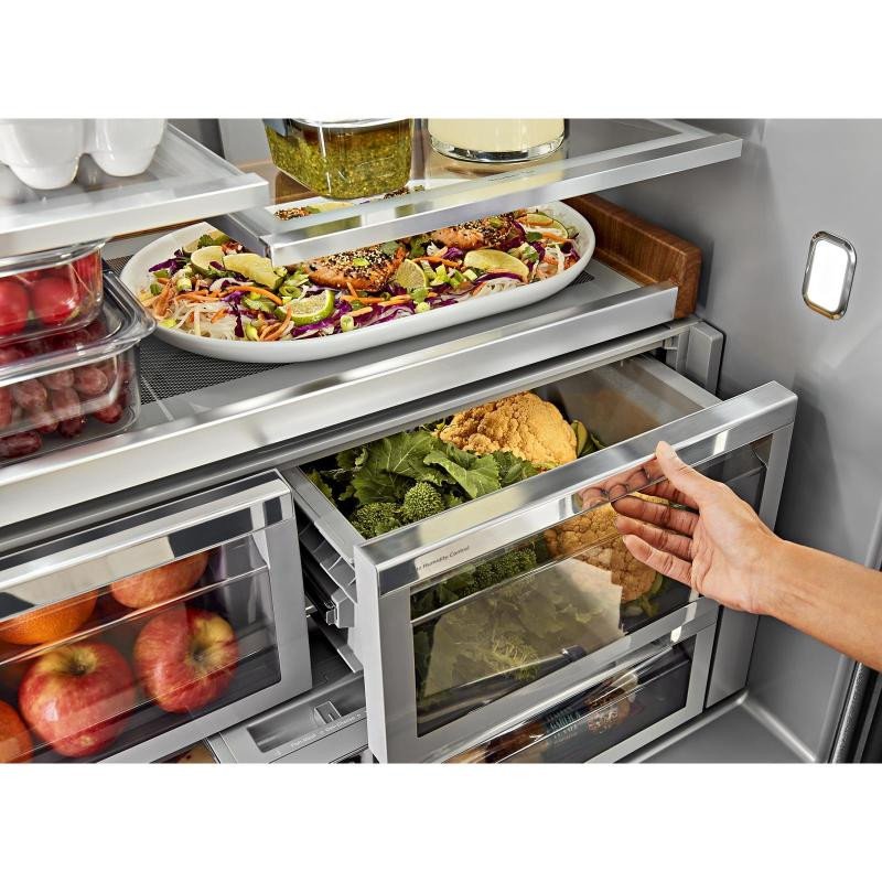 KitchenAid KRFF507HPS 26.8 Cu. Ft. French Door Refrigerator with PrintShield - Stainless Steel - Image 11