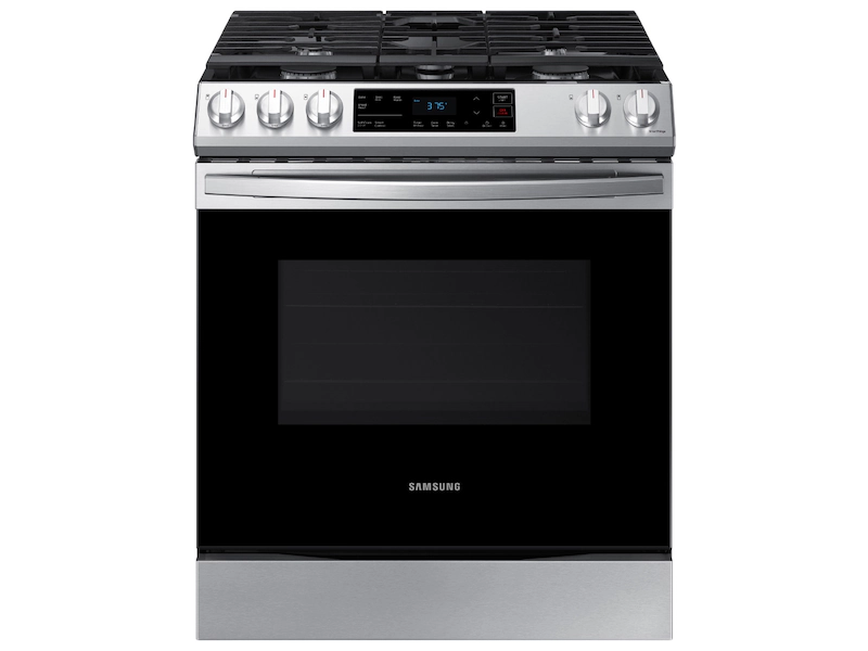 Samsung NX60T8111SS 6.0 Cu. Ft. Smart Freestanding Gas Range with Ready2Fit Guarantee - Stainless Steel