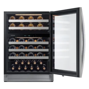 Samsung 51-Bottle Capacity Wine Cooler with Dual Temperature Zones