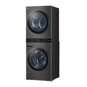 LG WKGX201HBA WashTower Smart Gas Laundry Center 4.5 Cu.Ft. Washer 7.4 Cu.Ft. Dryer - Black Steel