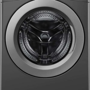LG 5.0 cu. ft. Mega Capacity Smart Front Load Washer in Middle Black